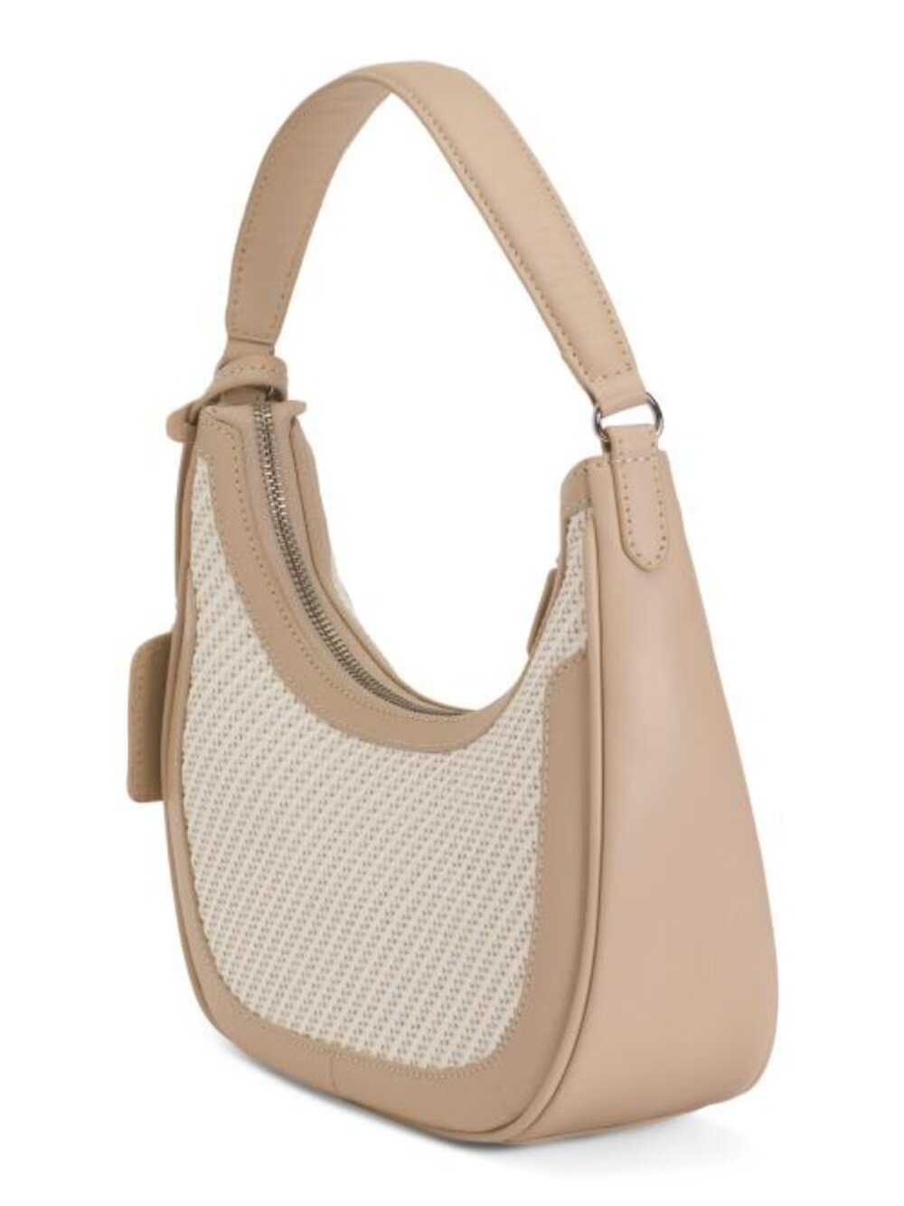 TOMMY BAHAMA Soft Raffia Satchel With Leather Trim - Picture 3 of 5